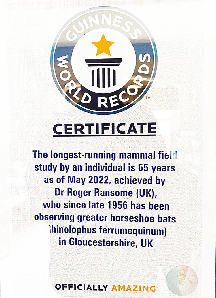 Roger's certificate